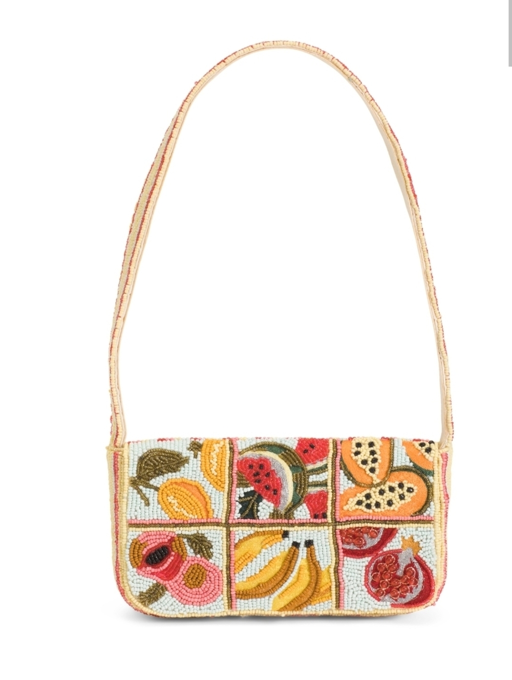 🍌🔹️From India To You 🔹️Fruit  Beaded Shoulder Bag